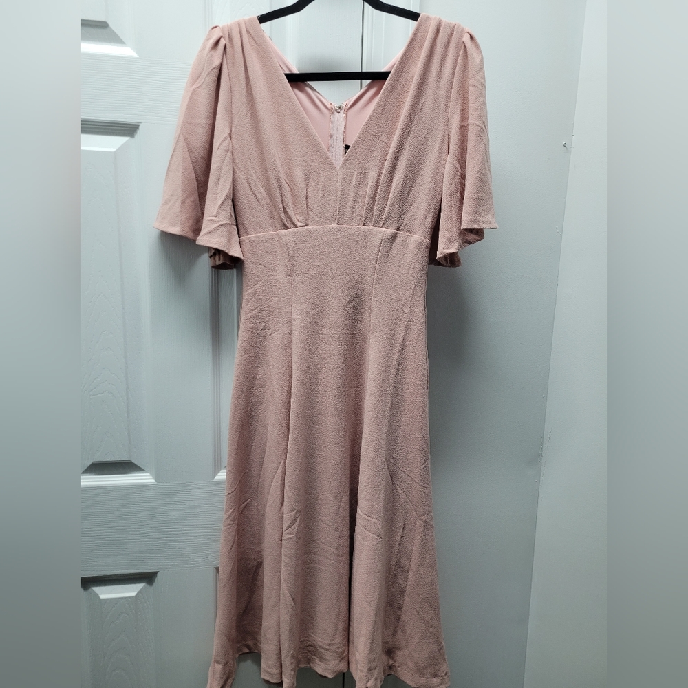 Pinup couture sz small flutter sleeve dress SOLD